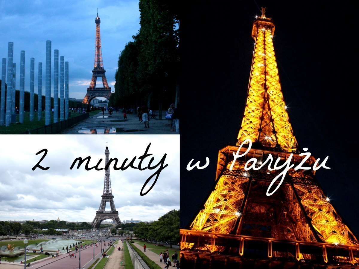2 minuty w Paryżu – CZAS START! Wieża Eiffla.